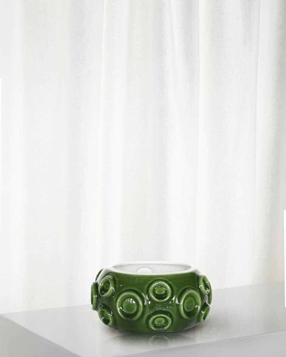 Vase with Circles, 8.5"